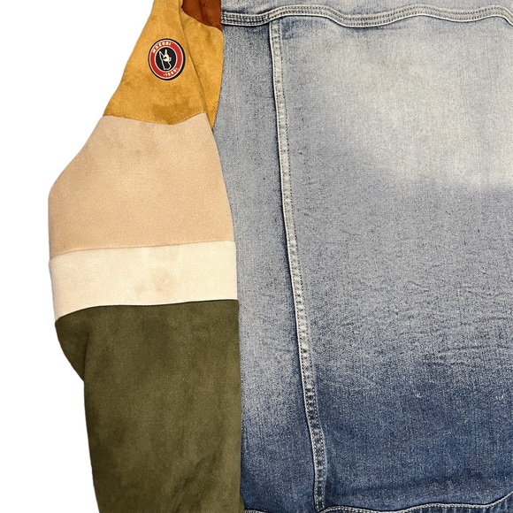 Makobi Jean Jacket With Suede Arms - Picture 8 of 11